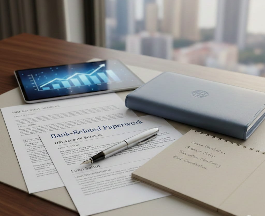 Professional assistance for NRI bank account opening and banking paperwork in India