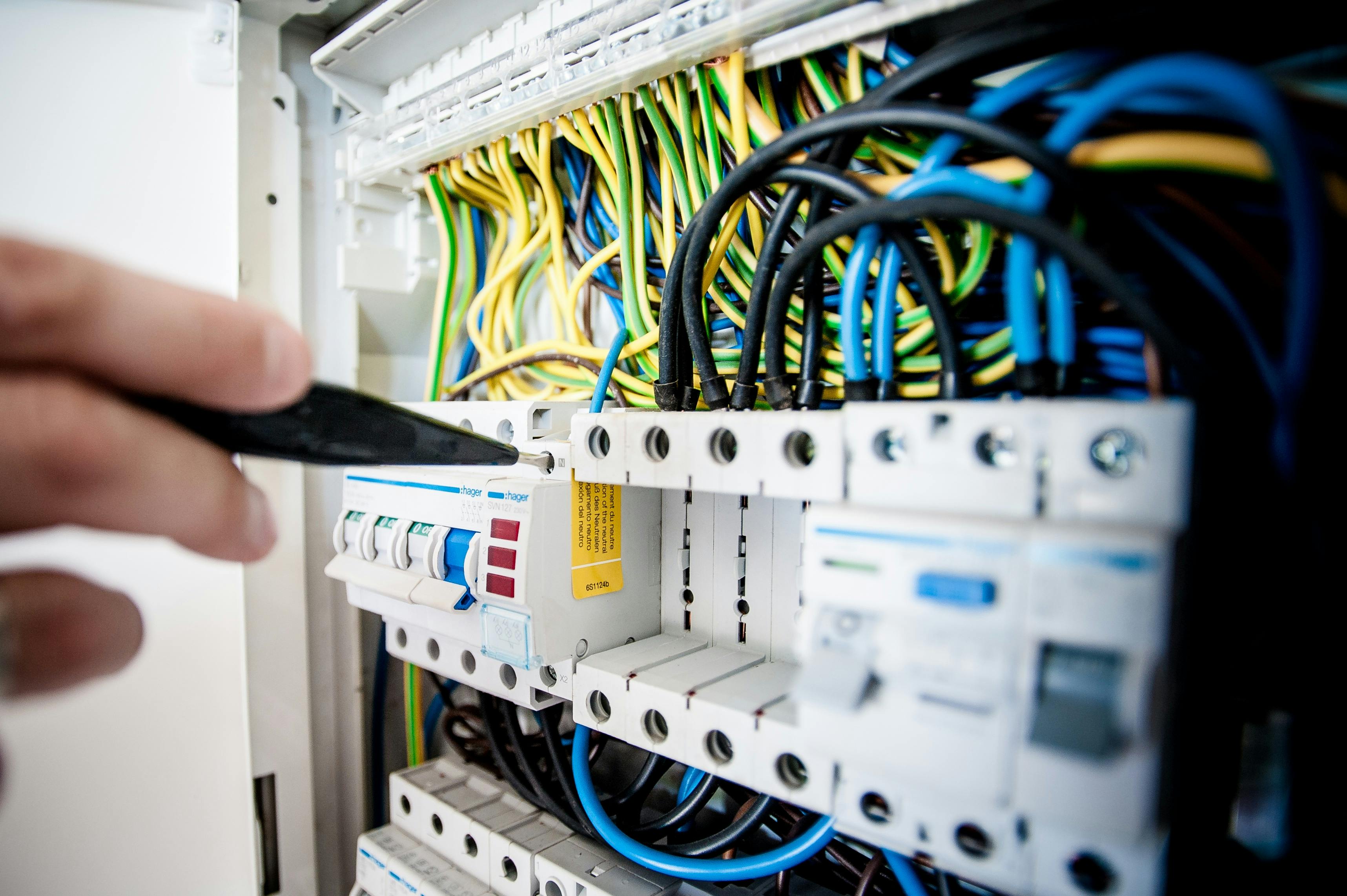 Certified Electrician Performing Electrical Repair