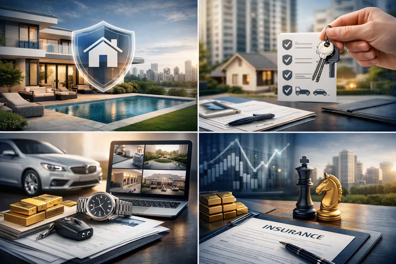 General insurance coverage plans for property, travel, and asset protection in India